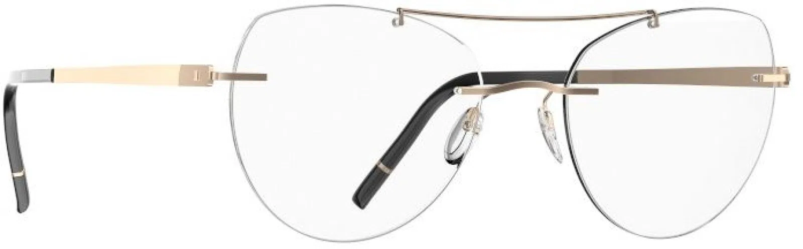 Silhouette Momentum Aurum Demo Rimless L009 Eyeglasses - view 15